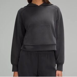 NWOT Lululemon Softstreme Hoodie; black; size 4